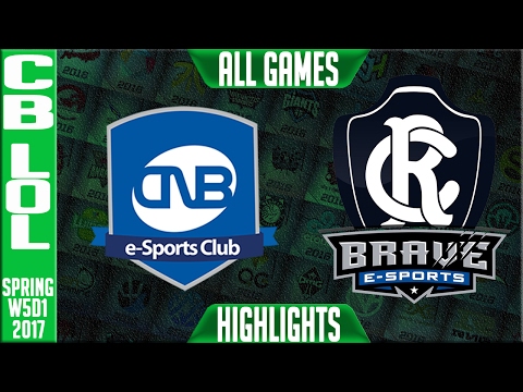 CNB vs REMO Highlights All Games - CBLoL W5D1 Spring 2017 - CNB vs REMO All Games