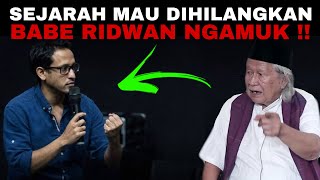 Download lagu GEGEER ‼️ Babe Ridwan Saidi Ngamuk, Gak Terima Sejarah Mau Dihapus Oleh Nadiem mp3
