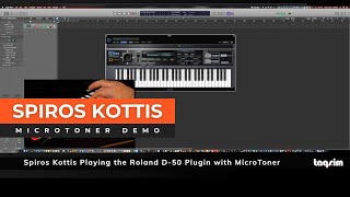 Video thumbnail for Spiros Kottis Demoing Playing Microtones and Maqam Scales with MicroToner by TAQSIM