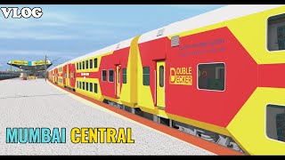 MY HOME TO MUMBAI CENTRAL IN INDIAN RAILWAYS || TRAINZ RAILROAD SIMULATOR 2019 || VLOG