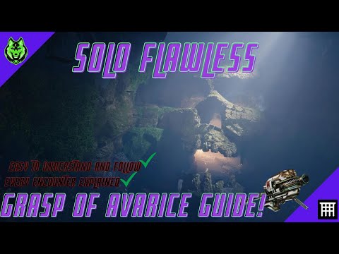 Destiny 2: How ANYONE Can Solo Flawless Grasp Of Avarice! Full Guide an Walkthrough!