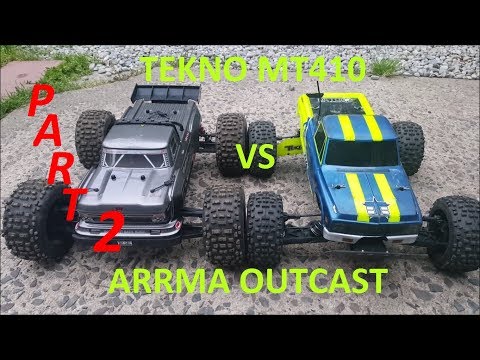 Tekno MT410 vs Arrma Outcast Part 2 Shot with DJI Mavic Pro Drone