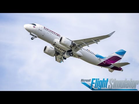 MSFS 2020 Landing Fenix A320 #aviation #landing #fs2020 #simulator  #eurowings