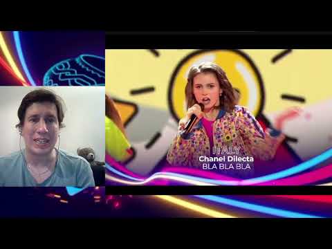 First Look: Chanel Dilecta - BLA BLA BLA - Italy 🇮🇹 - Junior Eurovision 2022 - First Reaction