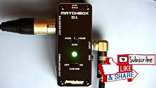 Video thumbnail for How to record Guitar and Bass without amp - MATCHBOX D.I. Demo by Berger