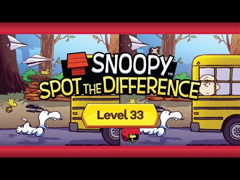 Snoopy Spot the Difference | Episode 2 | Level 33 | Normal