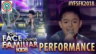 Your Face Sounds Familiar Kids 2018: Marco Masa as Enrique Gil | Mobe