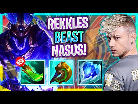 REKKLES IS A BEAST WITH NASUS! *NEW ITEMS* | FNC Rekkles Plays Nasus Top vs Sion! | Preseason 2023