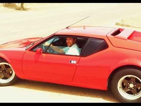 De Tomaso Pantera Red Sound 8 cilindros 400 cv 5700 cc engine classic car