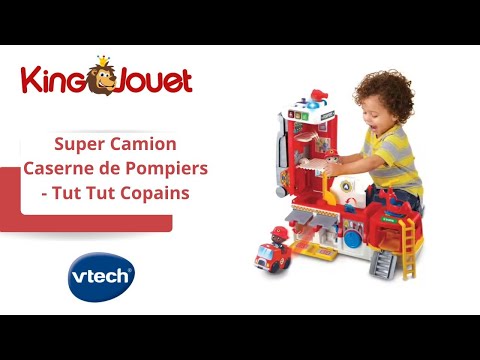 Super Camion Caserne de Pompiers - Tut Tut Copains VTech : King Jouet,  Activités d'éveil VTech - Jeux d'éveil