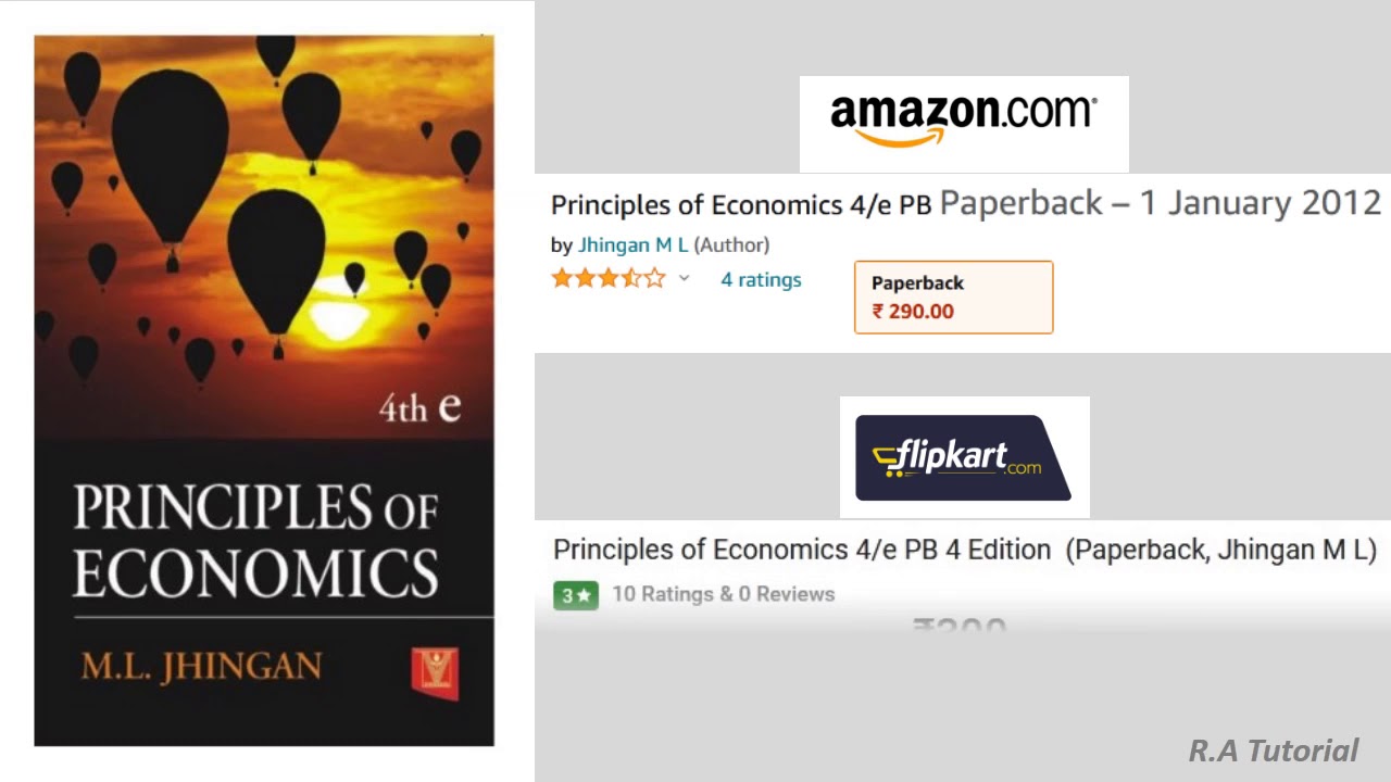 B.A 1st year Economics Book List | B.A 1st Semester Economics Book List
