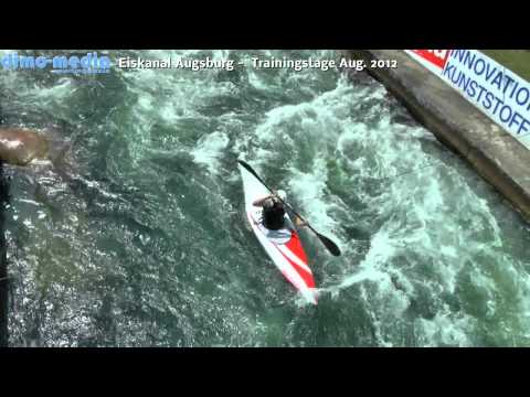 Augsburger Eiskanal, Impressionen von den Trainingstagen [02.08.2012]