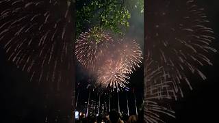 FIREWORKS DURING VIETNAM LUNAR NEW YEAR #travel #shorts #hochiminh #lunarnewyear