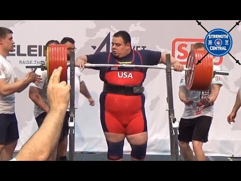Joseph Pena - 1st Place 120+ kg jr - IPF Worlds 2019 - 937.5 kg