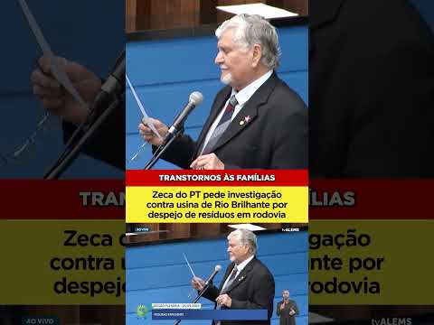 Denúncia de crime contra o meio ambiente e a saúde em Rio Brilhante