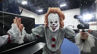 PENNYWISE TOOK MY CAMERA AND RECORDED ME!! *TRAPPED US*