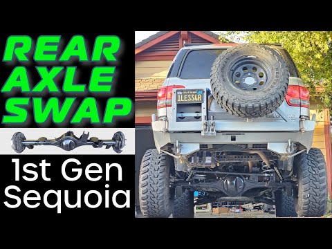 10.5" Tundra Rear Axle Swap for First Gen Sequoia!