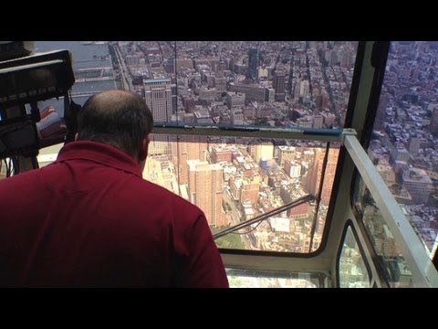 Operating the WTC crane 91 stories up!
