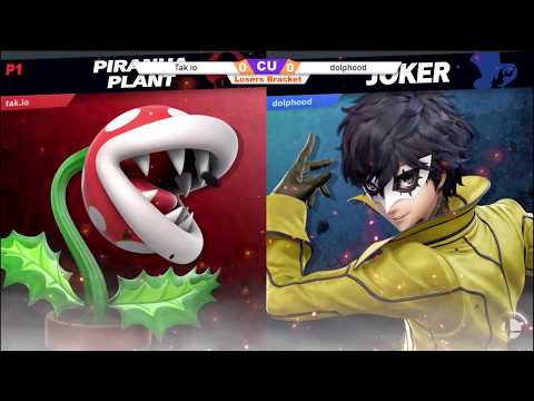 ENwCB - Losers - Tak.io (Piranha Plant) vs. dolphood (Joker) - SSBU