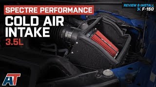 2015-2017 F150 Spectre Performance Cold Air Intake - Polished 3.5L EcoBoost Review & Install