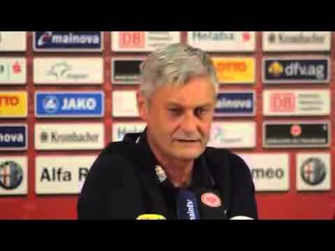 Eintracht-PK vor dem Spiel gegen Qarabag