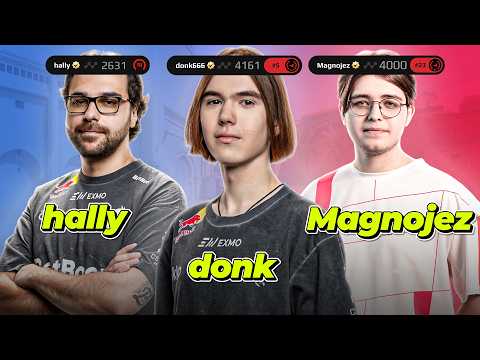 DONK + HALLY + MAGNOJEZ on FACEIT with Utility Guide, Multi POV & Voice Comms (Mirage)