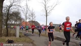 preview picture of video 'De halve marathon van Haren 2015 - Rond het 800m punt'