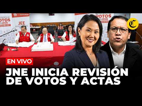 🔴 INICIA IMPUGNACIÓN DE ACTAS DEL JEE SOBRE ELECCIONES 2026: FUJIMORI VS SÁNCHEZ | El Comercio
