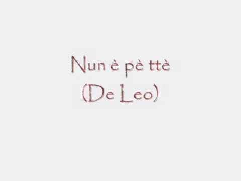 Salvatore Ciaccia - Nun è pè ttè