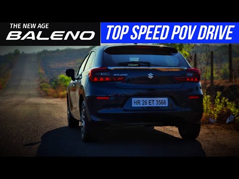 Maruti Suzuki Baleno First Drive Review POV Manual Variant Top Speed| UNSCRIPTED
