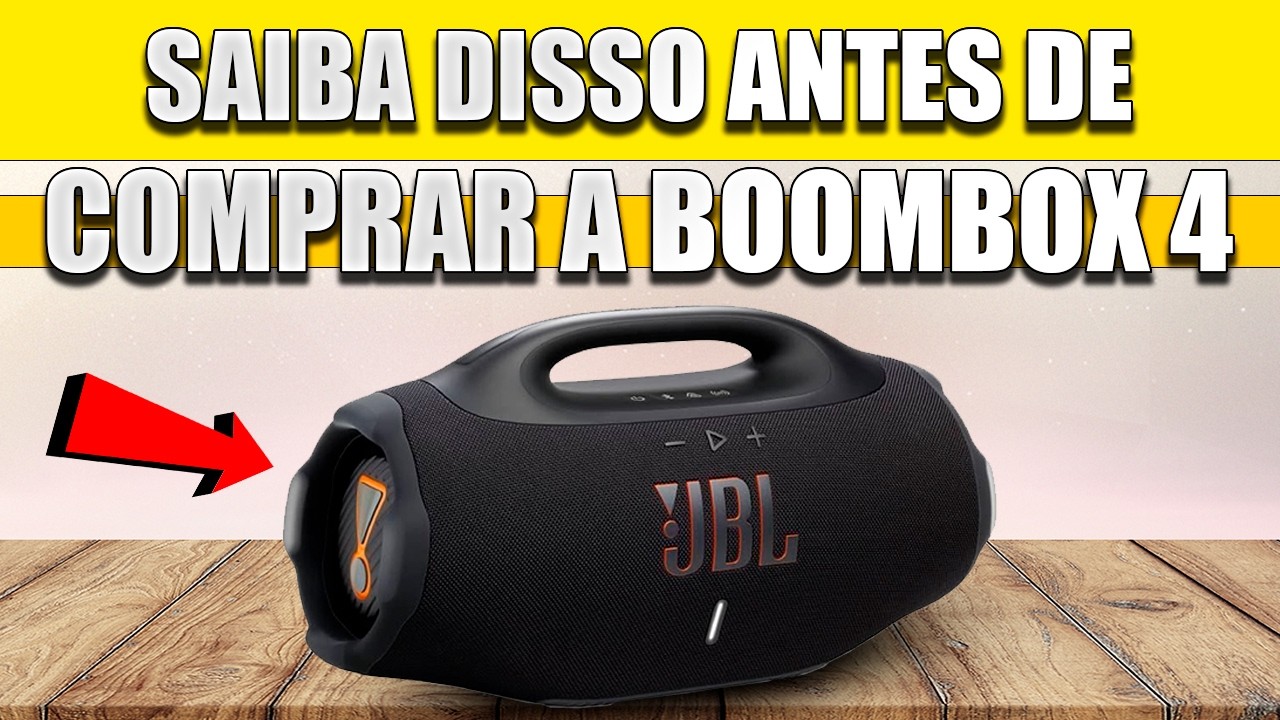 Miniatura da avaliação em vídeo de Caixa de Som JBL Boombox 4 Bluetooth IP68