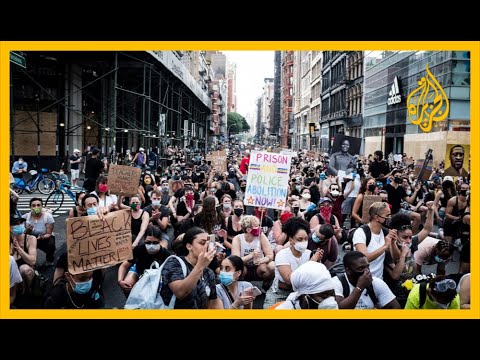 🇺🇸 احتجاجات في نيويورك للمطالبة بإنهاء التمييز العنصري ووضع حد لعنف الشرطة