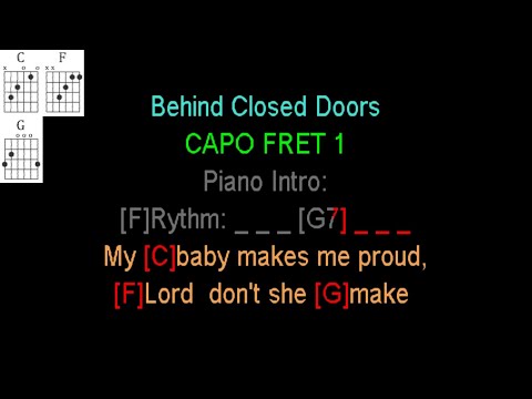 Behind Closed Doors by Charlie Rich guitar play along