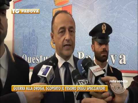 TG PADOVA (24/11/2016) - GUERRA ALLA DROGA, SCOPERTO IL TESORO DEGLI SPACCIATORI