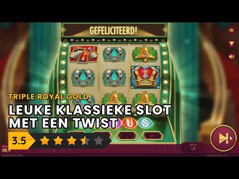 Gokkast Review: Triple Royal Gold (Thunderkick)