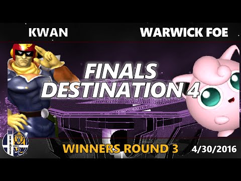 Finals Destination 4 - Winners R3: Kwan (Falcon) vs. Warwick Foe (Jigglypuff)