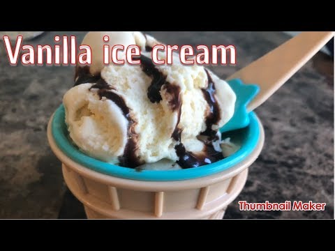Homemade Vanilla Ice Cream (only 3 Ingredients)