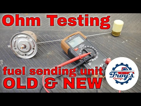 HOW TO TEST a vintage fuel sending unit compared to a new part
