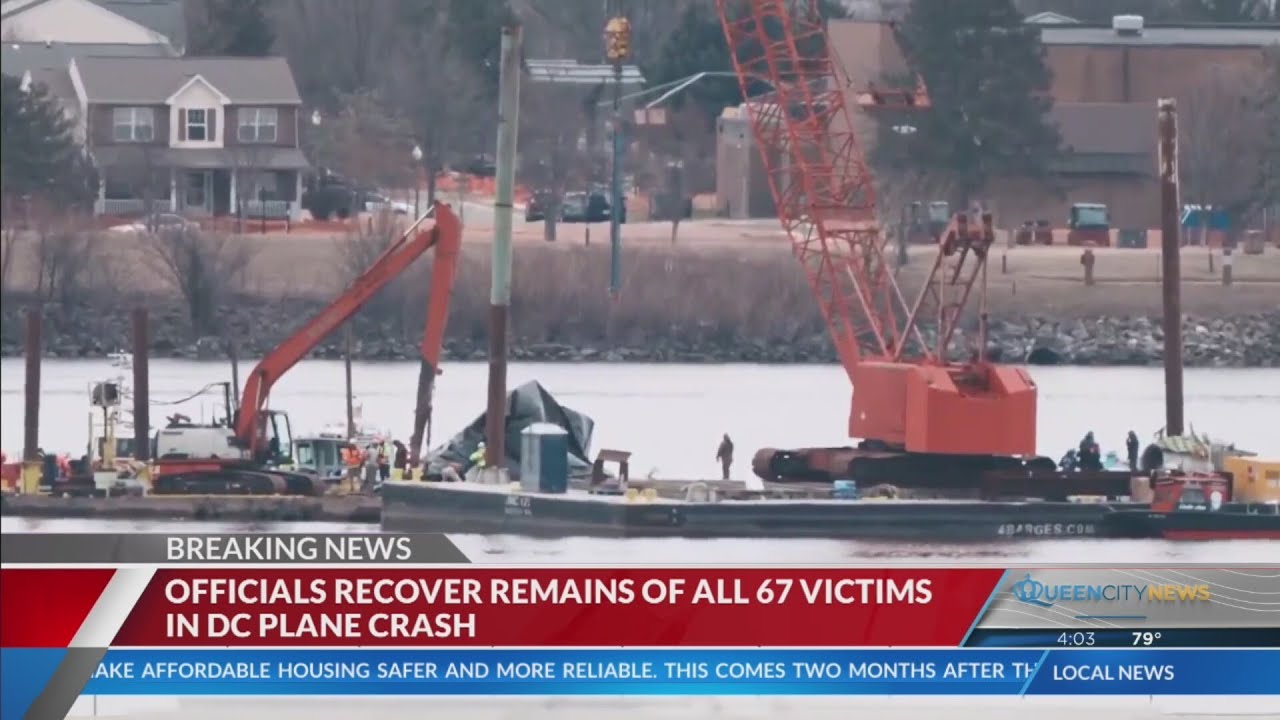Remains of all 67 victims in DC plane, helicopter collision have been recovered