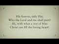 I Am His And He Is Mine - Wayne Watson