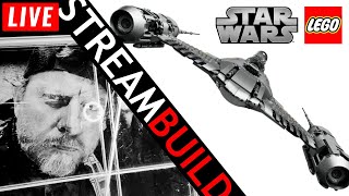 🔴 Building LEGO The Mandalorian's N-1 Starfighter (75442) UCS Star Wars Live! - Part 3