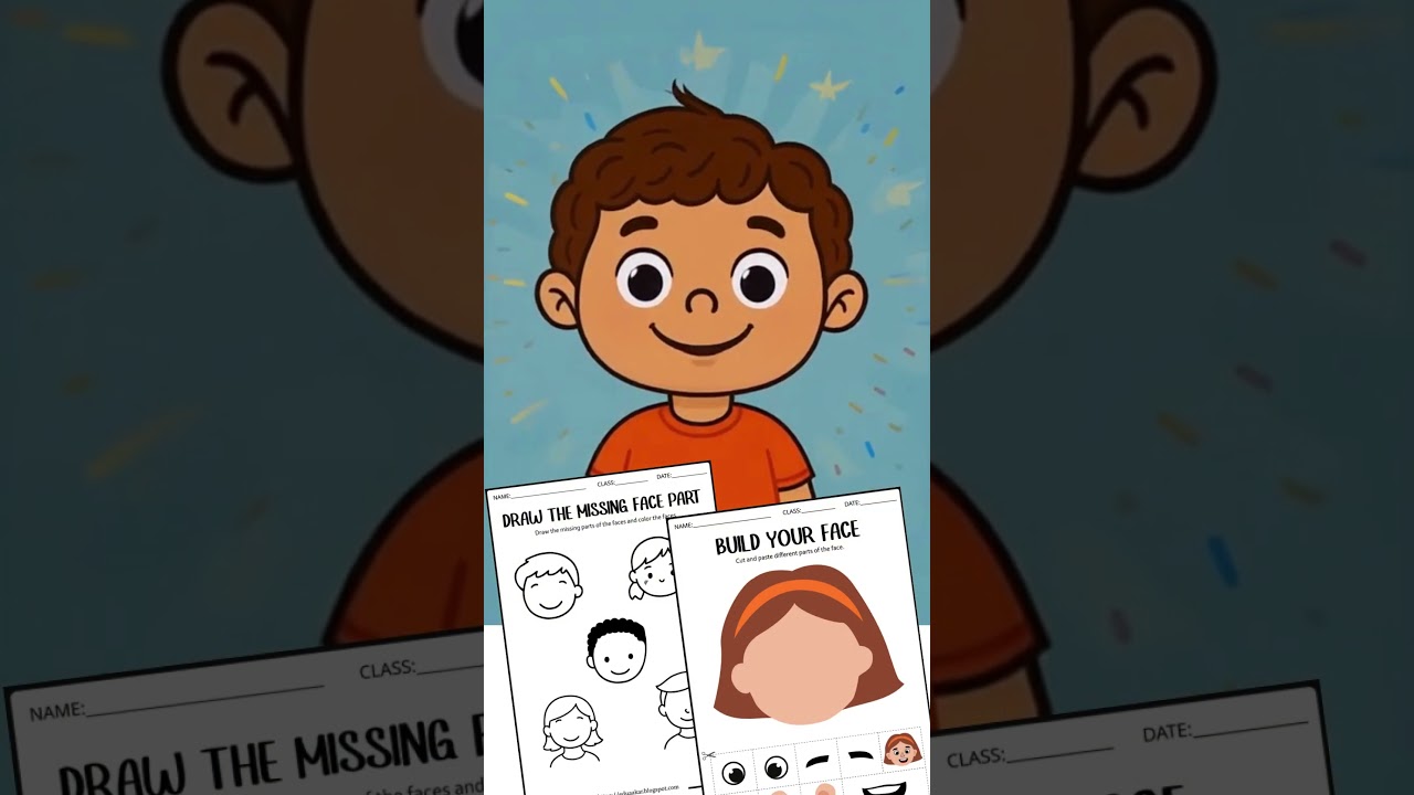 Face Part Free Worksheet