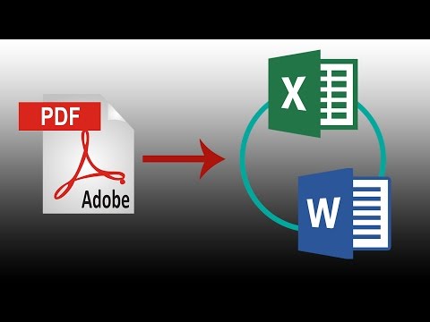 How To Convert PDF Files To Microsoft Office...