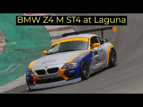 Driving my first RACECAR at Laguna! - BMW Z4 M NASA ST4
