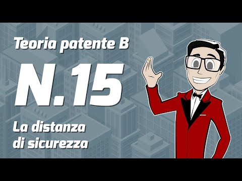 Teoria patente B | Lezione#15 - La distanza di Sicurezza | Mario Racconta