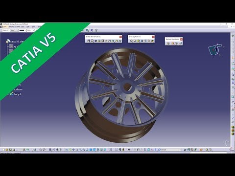 Advanced Rim Felge Catia v5 Training Part Design