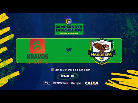 Campeonato Brasileiro Juvenil Masculino: Bravos Sports-MG - Handesfa/Gremio Anapolino-GO [TRANSMISJA, LIVE]