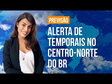 Previsão Brasil - Alerta de teporais no SU e SE