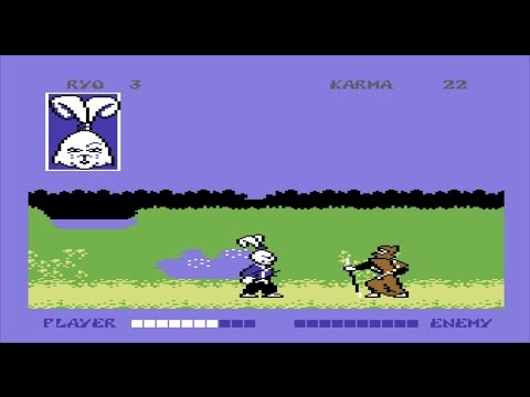 Lukozer Retro Game Review 247 - Samurai Warrior: The Battles Of Usagi Yojimbo - Commodore 64