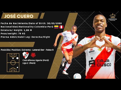 José Cuero 2023 // Extremo - Lat. Derecho - Falso 9